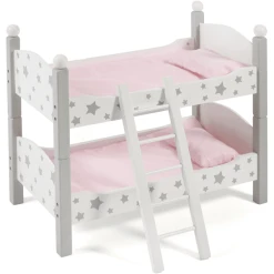 BAYER CHIC 2000 Puppen-Etagenbett Stars Grau
