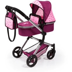 Bayer Design Kombi-Puppenwagen Neo Vario Pflaume, Mit Fee