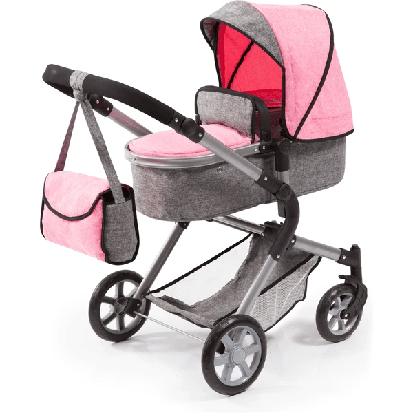 Bayer Design Puppenwagen City Neo Grau/rosa 1 Bayer Design Puppenwagen City Neo Grau/rosa