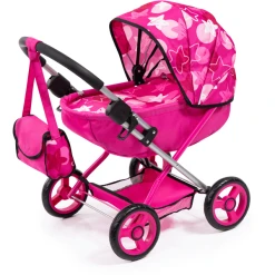 Bayer Design Puppenwagen Pink Sterne