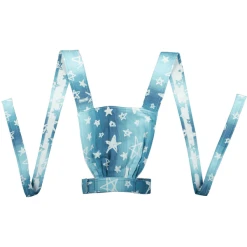 Hoppediz Puppentrage Puppenzubehör Aus Bio-Baumwolle Singapur Blue