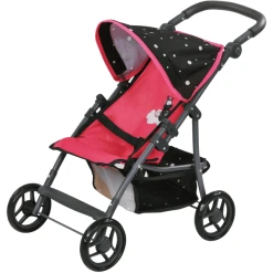 Knorr Toys® Puppenbuggy Liba NICI "Theodor Carbon" Schwarz
