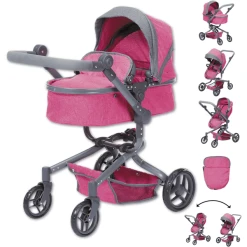 Knorr Toys® Puppenwagen Boonk - "berry" Rosa