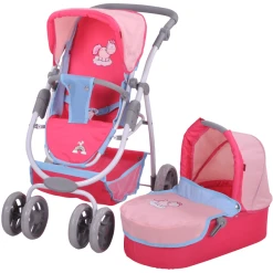Knorr Toys® Puppenwagen Coco NICI "Theodor & Friends" Rosa