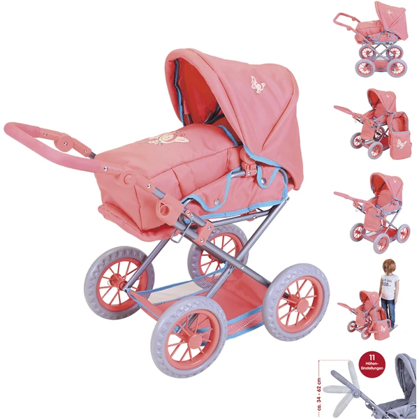 Knorr Toys® Puppenwagen Ruby NICI "Spring" Rosa 1 Knorr Toys® Puppenwagen Ruby NICI "Spring" Rosa