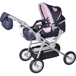 Knorr Toys® Puppenwagen Twingo S - "My Little Princess" Blau