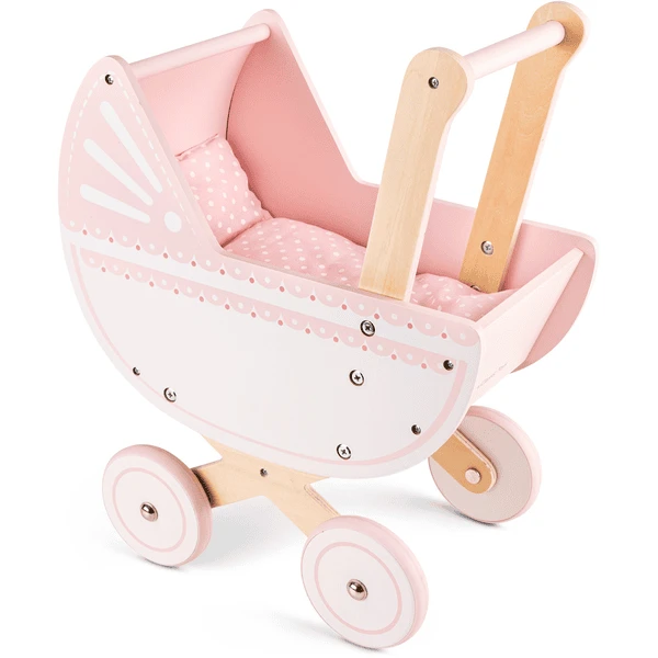 New Classic Toys® New Classic Toys Puppenwagen Pink Inkl. Bettgarnitur 1 New Classic Toys® New Classic Toys Puppenwagen Pink Inkl. Bettgarnitur