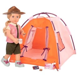 Our Generation Campingzelt Orange Mehrfarbig