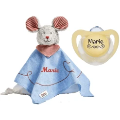 Corolle-Shop -Corolle-Shop schnullireich geschenkset kaethe kruse schmusetuch mit namen maus nuk namensschnuller 0 6 mon blau a405722 1
