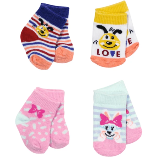 Zapf Creation BABY Born® Socken 2x, 2 Sort. 43cm 1 Zapf Creation BABY Born® Socken 2x, 2 Sort. 43cm
